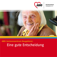 Titelseite unserer Heimbroschüre | AWO-Seniorenheim Neugablonz | Altenheim Neugablonz | Pflegeheim Neugablonz | Pflegeplatz Neugablonz